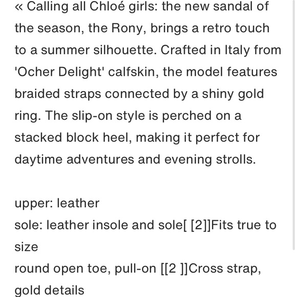 New Chloe sandals - Picture 9 of 10